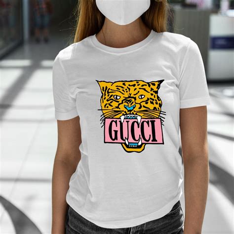 gucci logo tiger t shirt